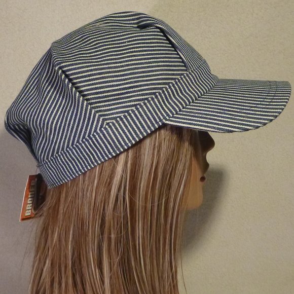 Broner Railroad Cap Hickory Striped (Women's Large) - Picture 2 of 8